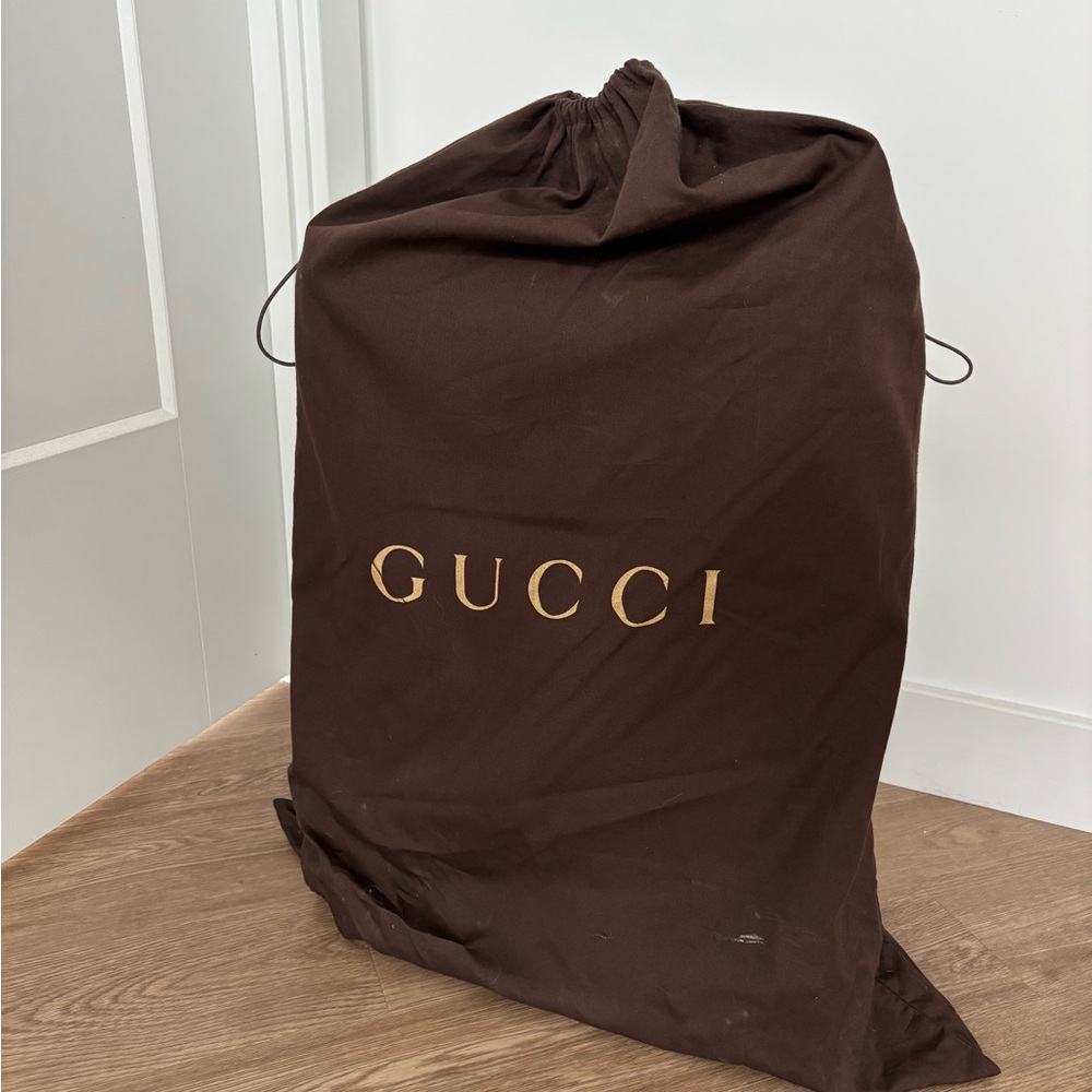 Gucci Carry On Rolling Luggage GG Coated Canvas Medium